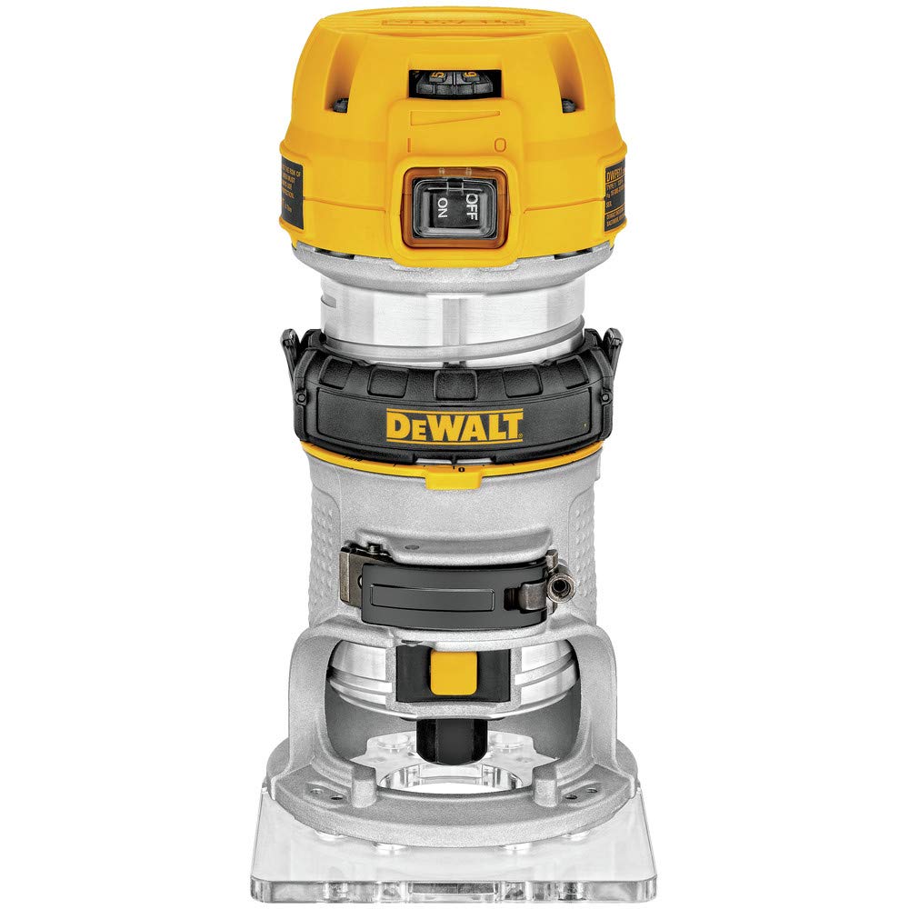 DEWALT DWP611 router fixed base shows power and precision for edge profiling