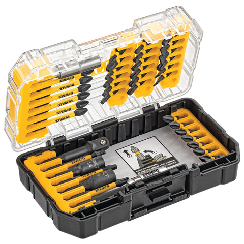 DEWALT 40-piece bit set for impact-ready work with durable bits