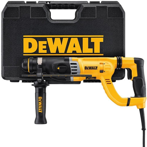 DEWALT D25263K front view shows sturdy body and 3.0 joules of impact energy.
