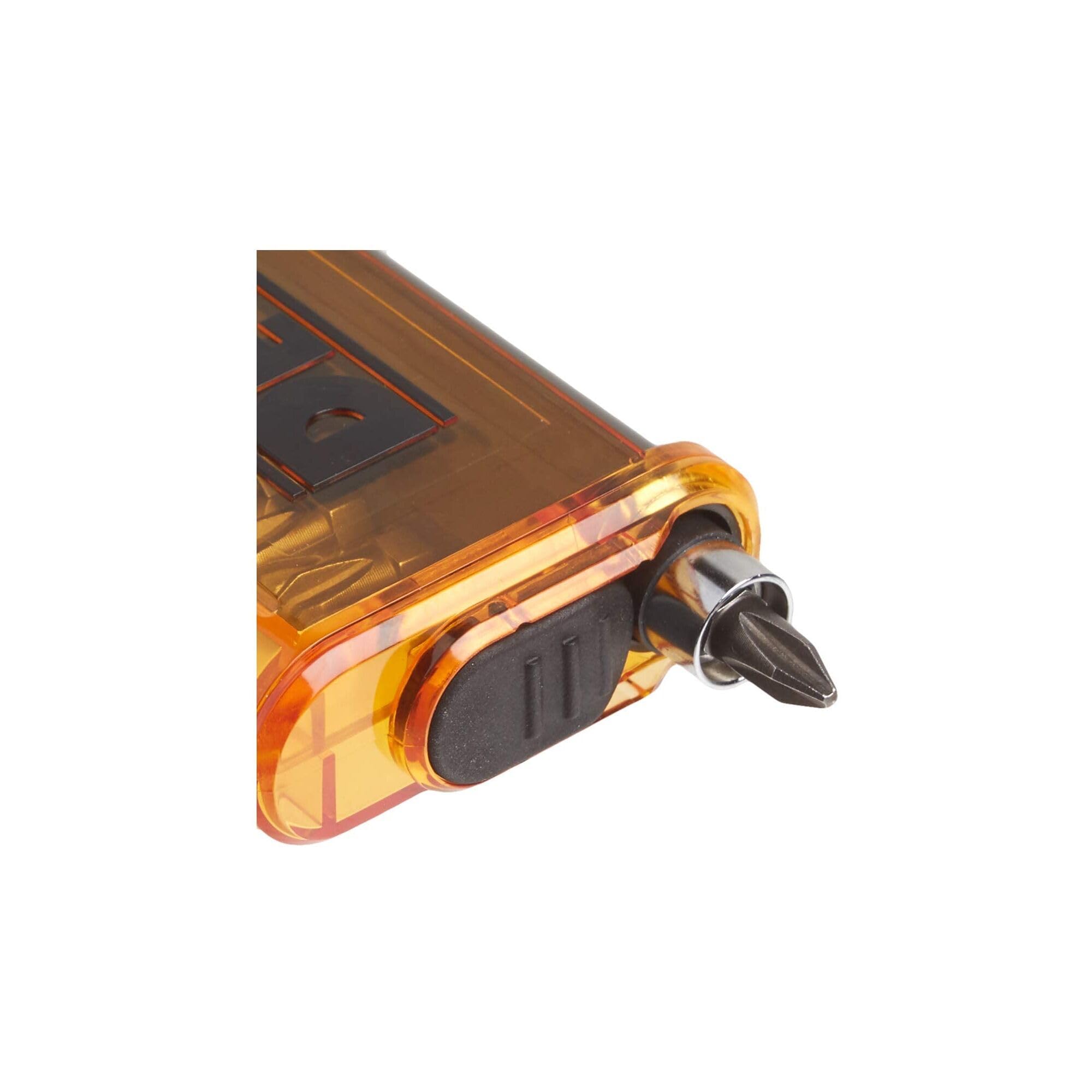 DEWALT DW2097CS self-retracting guide sleeve protects fingers during driving