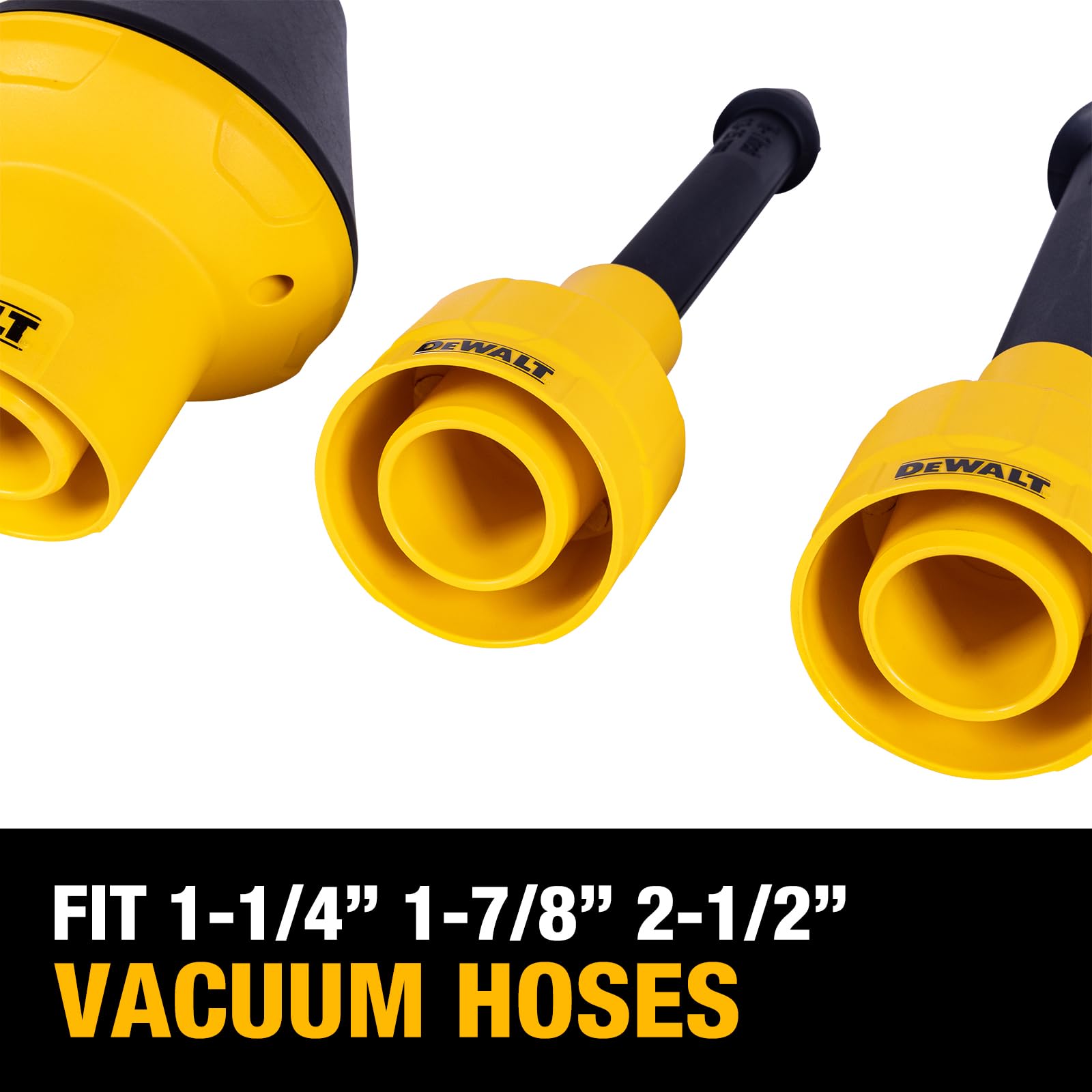 DEWALT shop vac hose compatibility enables versatile setups