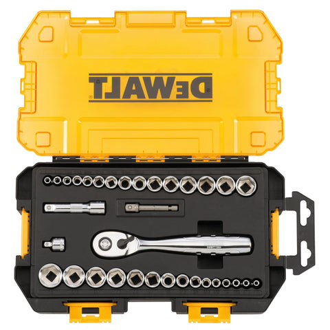 DEWALT knurled rings provide secure grip during handling.