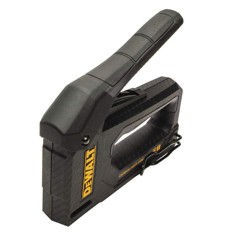 DEWALT bottom-load design enables quick reloads during long tasks