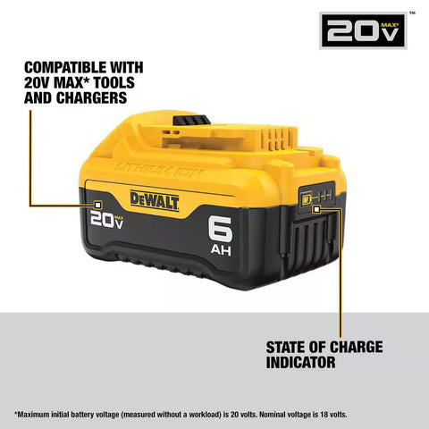 DEWALT starter kit contents showing batteries and charger for versatile projects