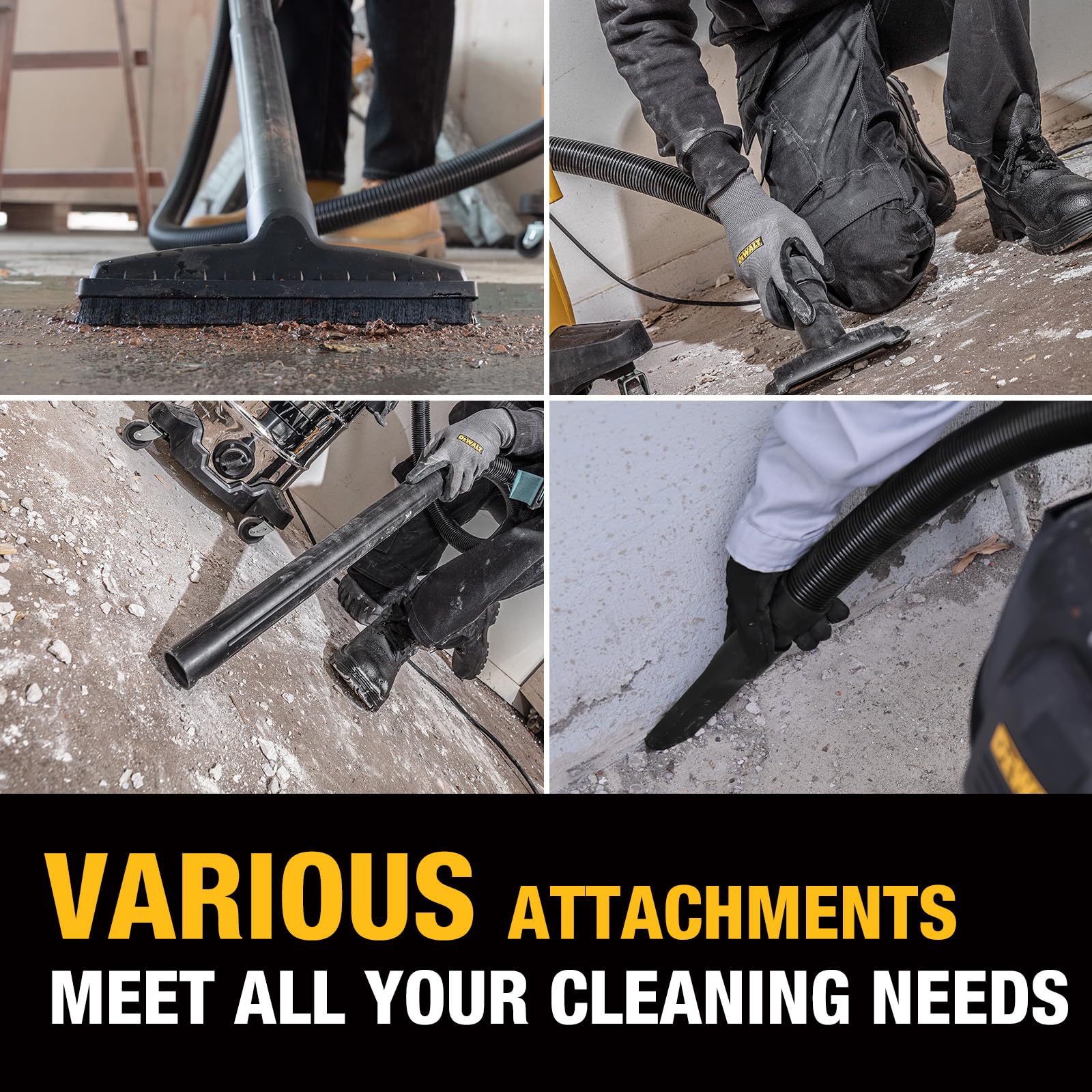 DEWALT STEALTHSONIC 360-degree casters improve mobility on uneven floors