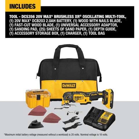 DEWALT three speed selector enables material specific performance
