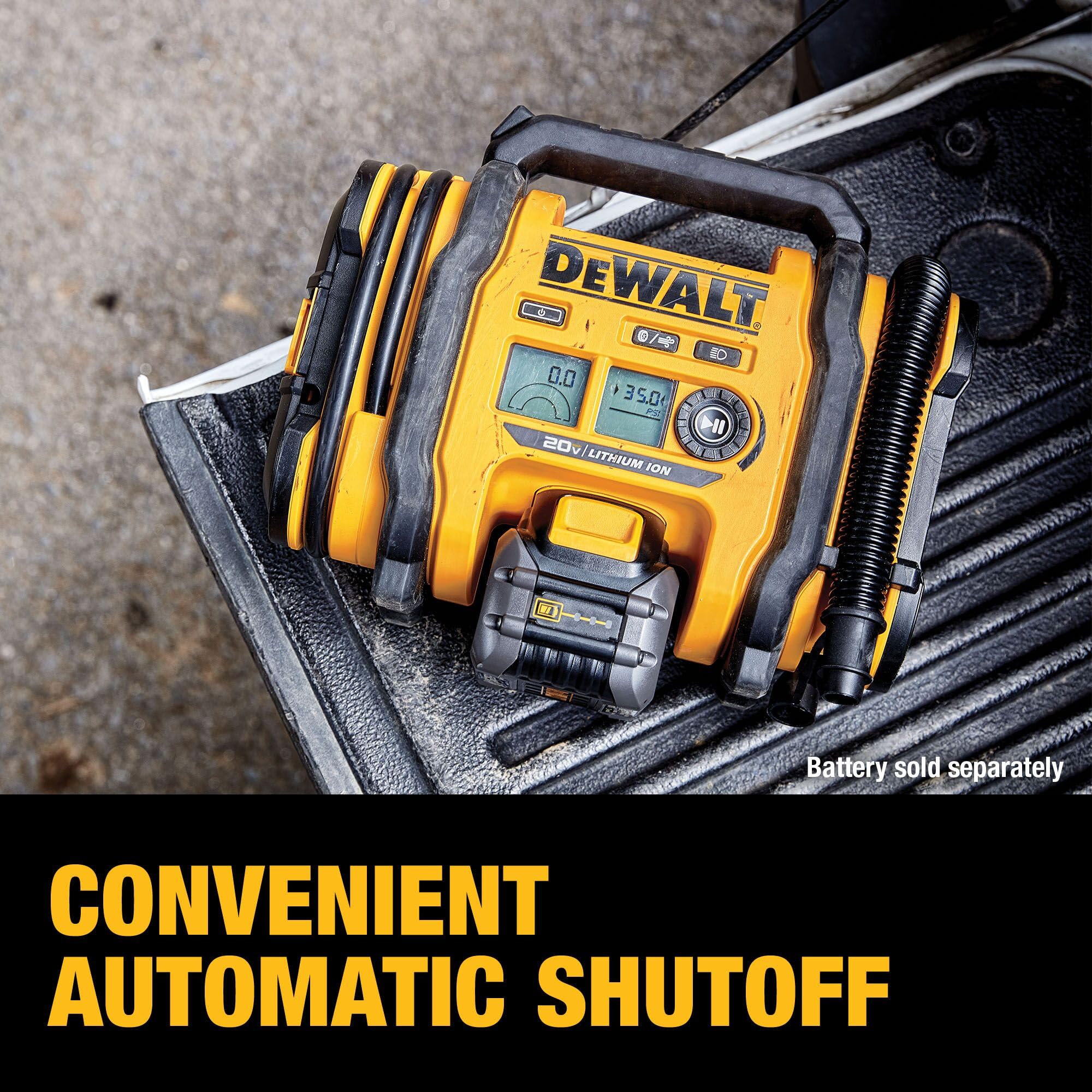 Three power sources offer flexible operation on site or at home
