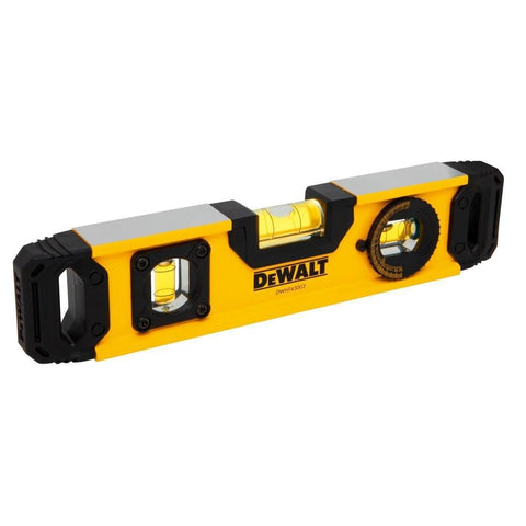 DEWALT Torpedo Extruded 9in durable metal body suggests long-lasting site performance.
