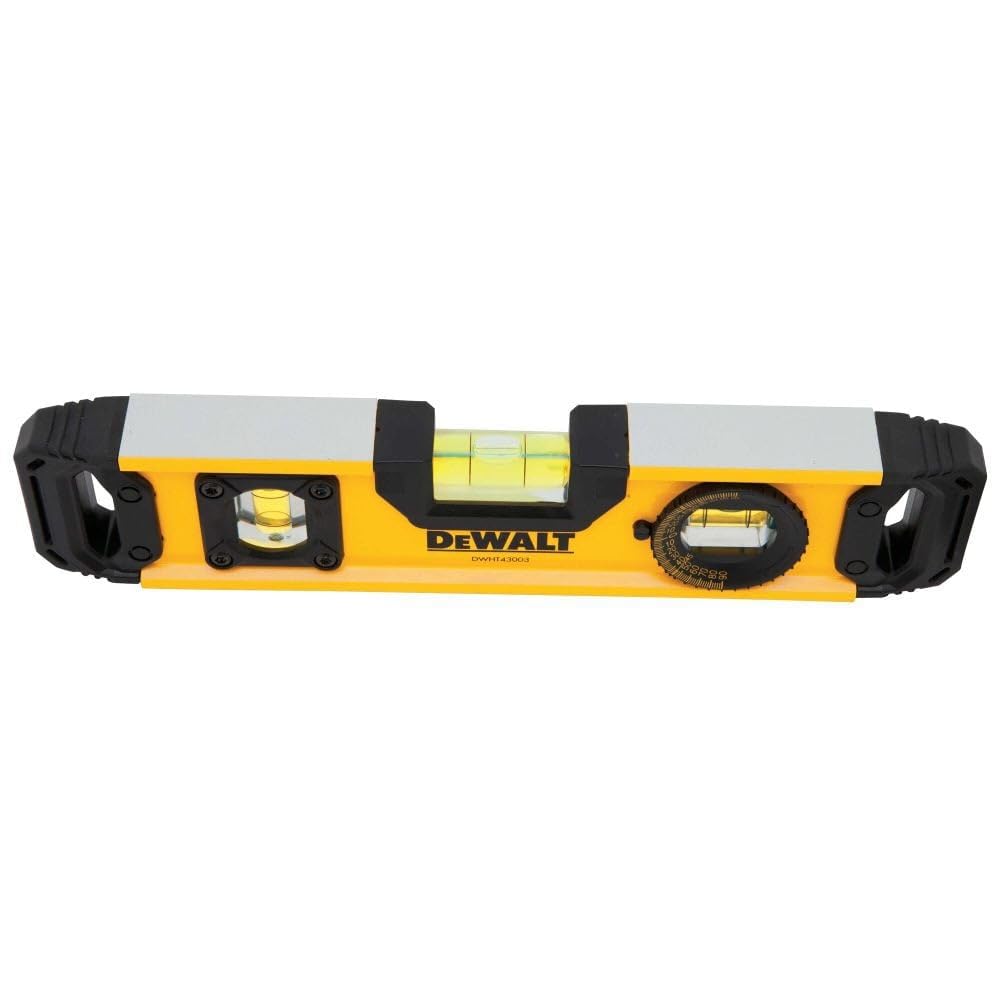 DEWALT Torpedo Extruded 9in side view highlights slim profile for tight spots.