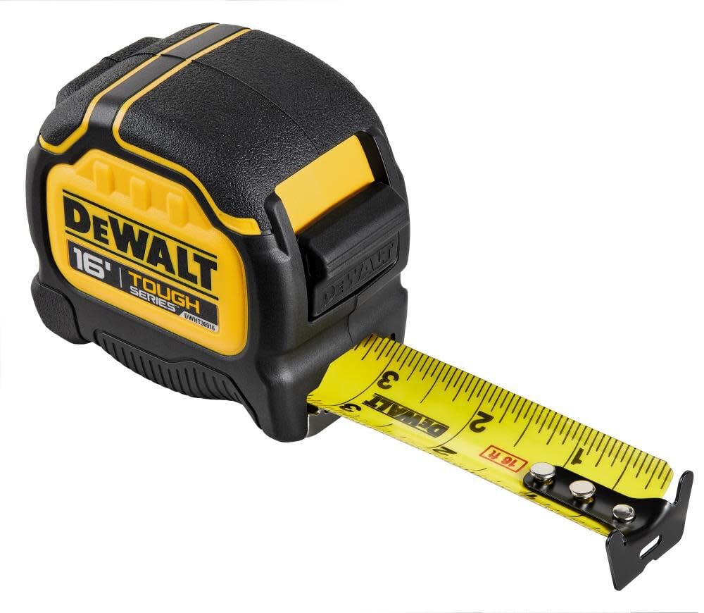 DEWALT Tough Tape blade with clear numbers for quick reads