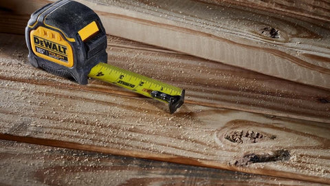 DEWALT Tough Tape in use on a construction site