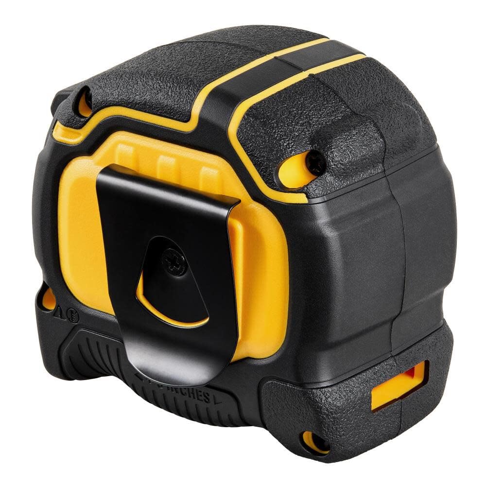 DEWALT Tough Tape locking mechanism keeps the blade steady