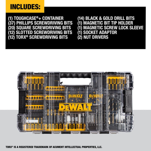 ToughCase clear lid visible contents for quick selection on site