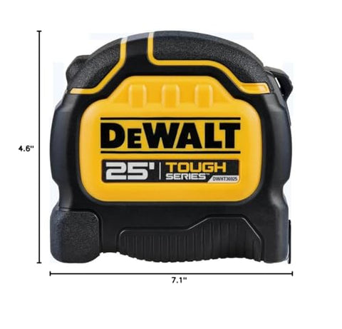 DEWALT ToughSeries on the jobsite demonstrating practical measurements