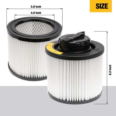 DEWALT compatible with DXV04T, DXV05P, DXV05S, DXV08S, DXV06G for versatile cleaning tasks.