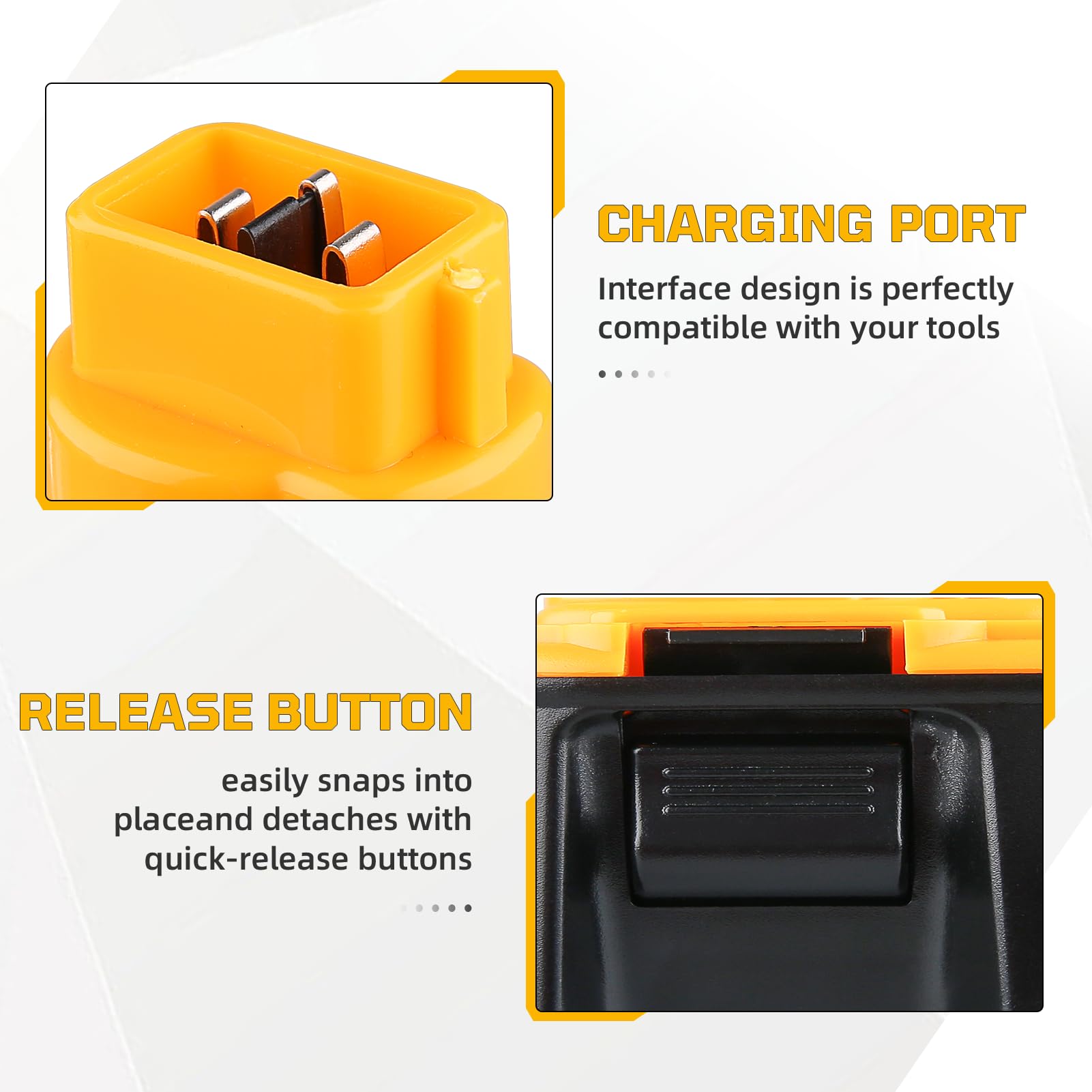 DC9091 XRP-series replacement battery powers Dewalt tools reliably on heavy projects.