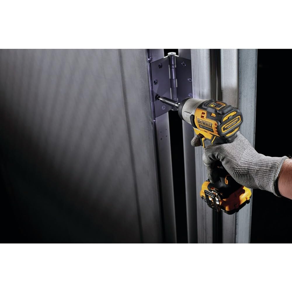 DEWALT XTREME 12V MAX impact driver, 3-mode Precision Drive enables accurate control.