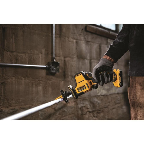 DEWALT Xtreme 12V Max with LED light illuminating dark work areas