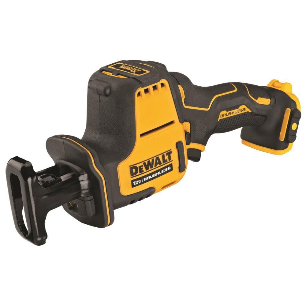 DEWALT Xtreme 12V Max in-hand use showing one-handed control for versatile cuts