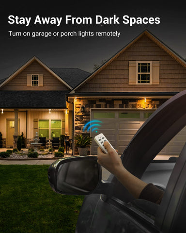 DEWENWILS 100 ft control range through walls for convenient lighting