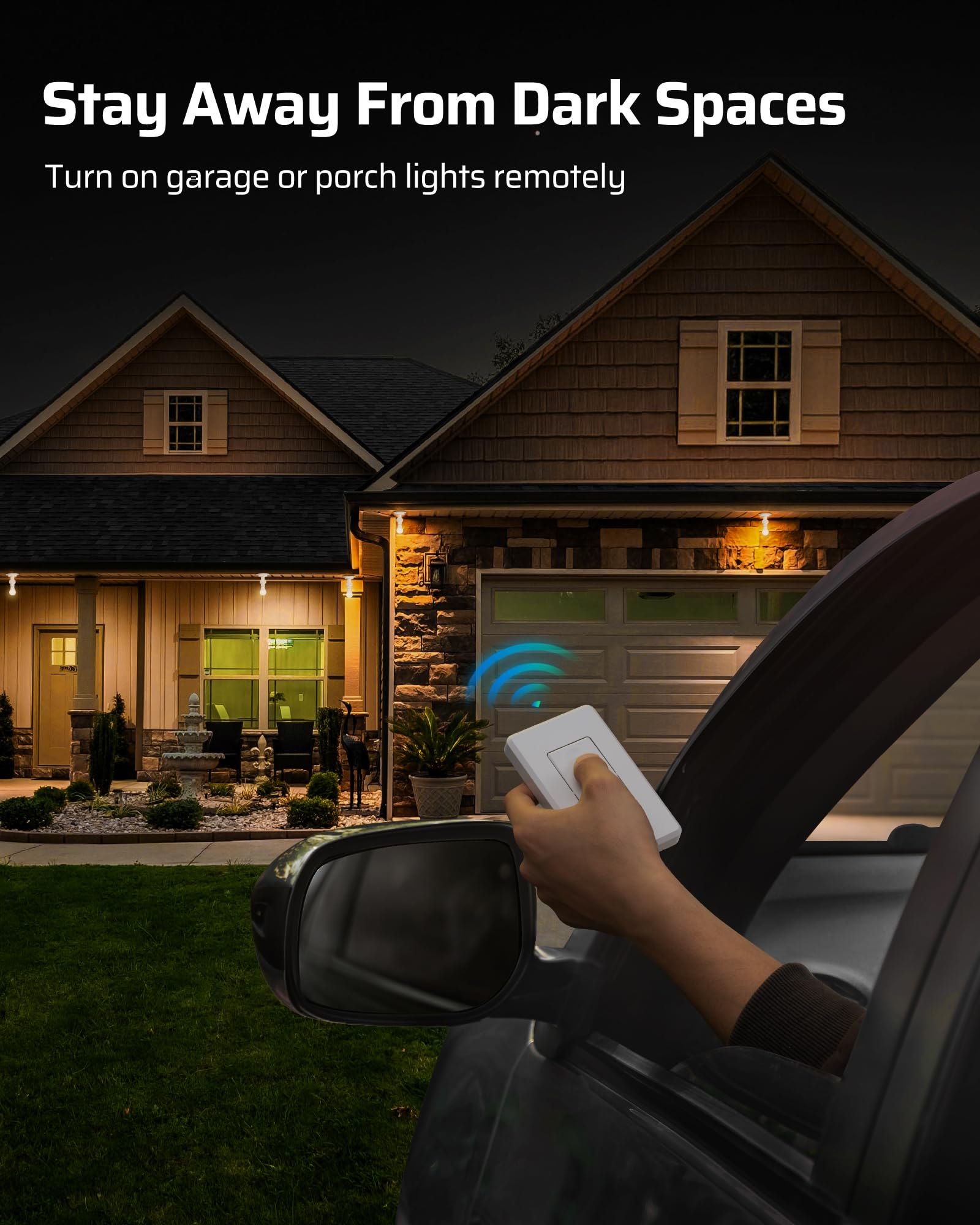 DEWENWILS 100 ft remote range demonstrates wireless convenience