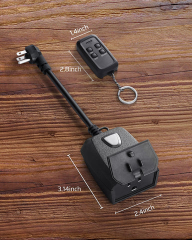 DEWENWILS 100ft wireless range lets you adjust lights from afar.