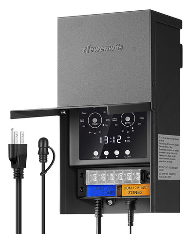 DEWENWILS 300W transformer for outdoor landscape lighting with easy installation.