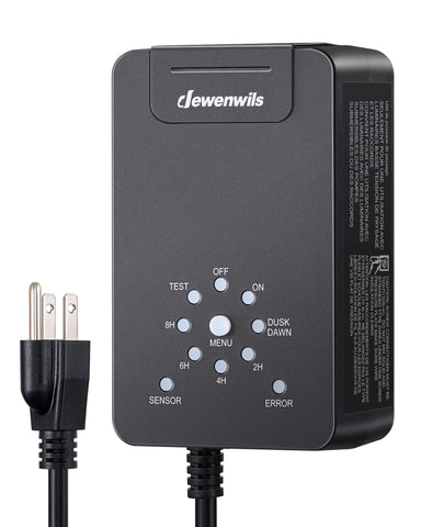 DEWENWILS 60W outdoor transformer ready for exterior installation.