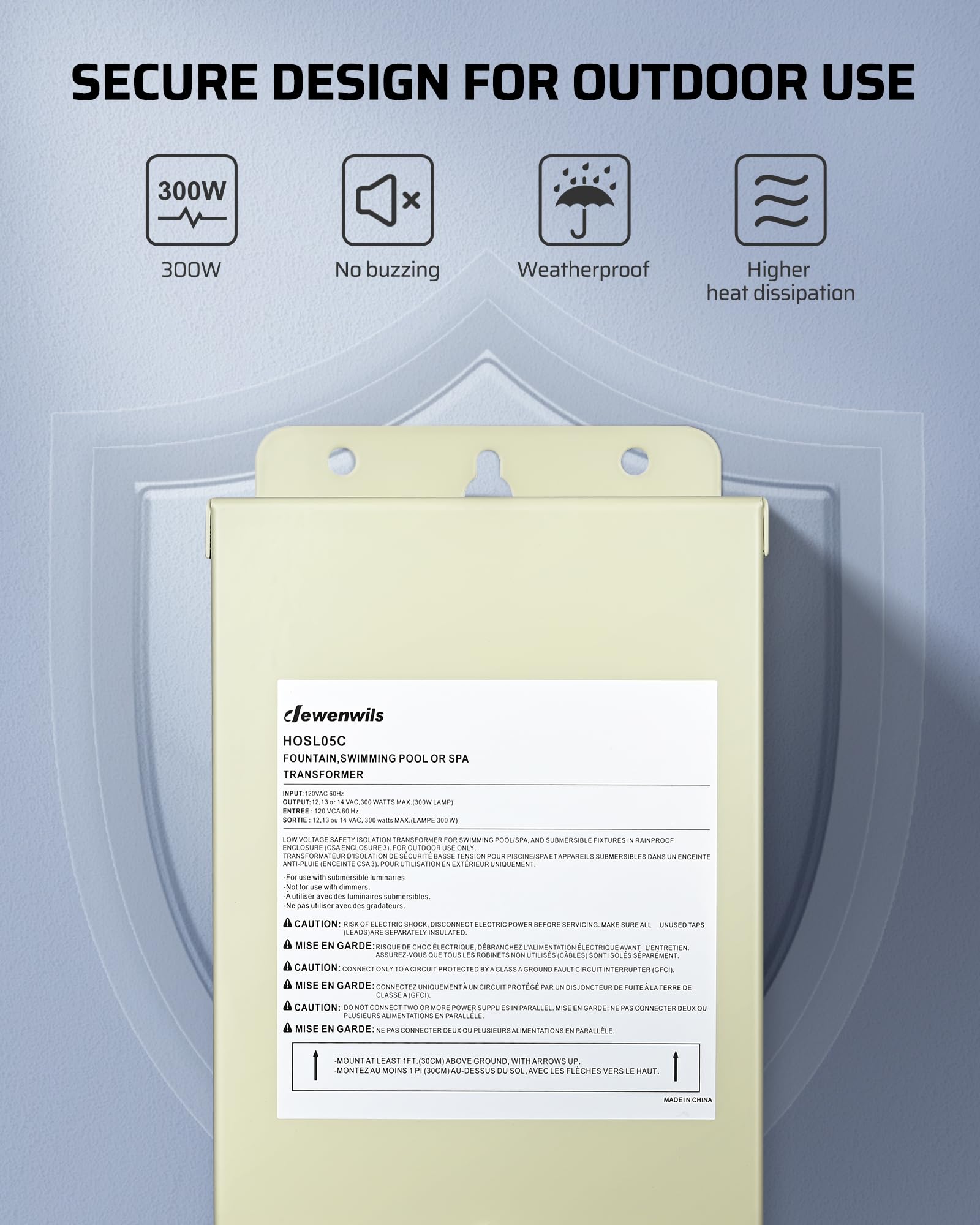 DEWENWILS automatic circuit breaker provides overload protection