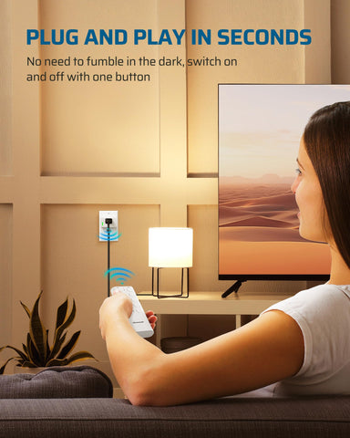 DEWENWILS compact design keeps sockets accessible while powering devices