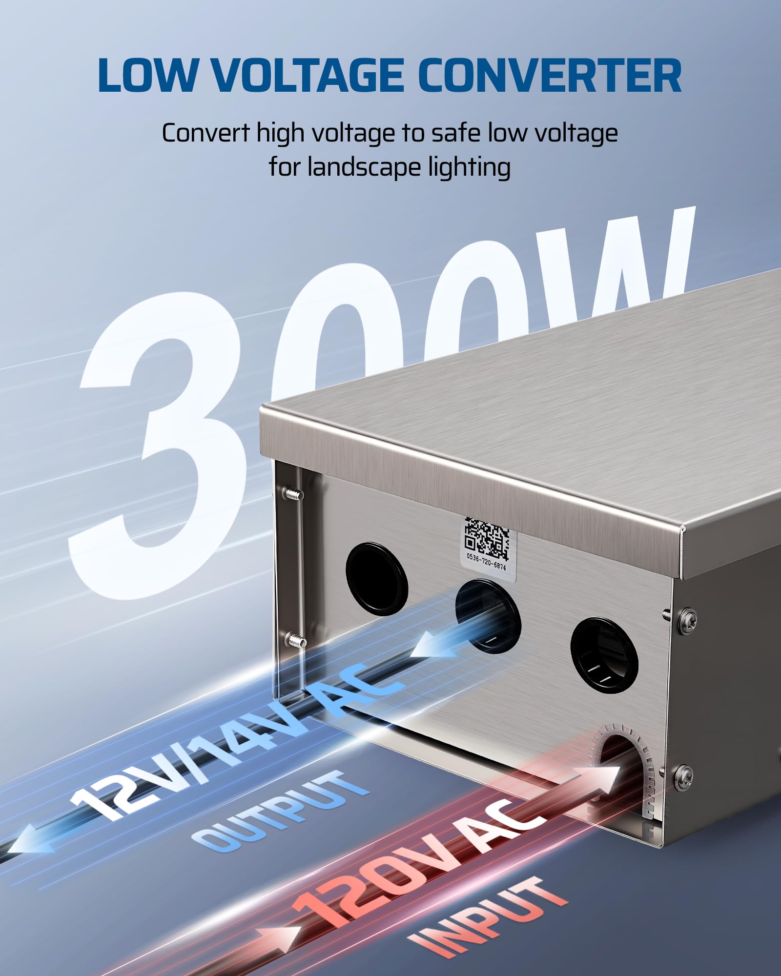 DEWENWILS compact design for easy mounting and clean outdoor integration