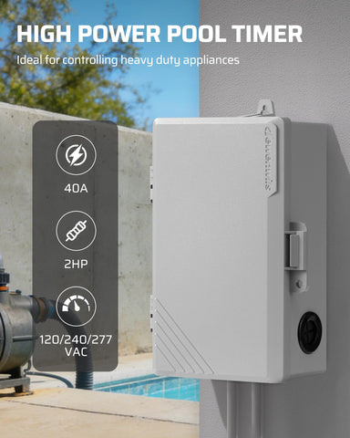 DEWENWILS digital timer with modes enables quick scheduling changes.