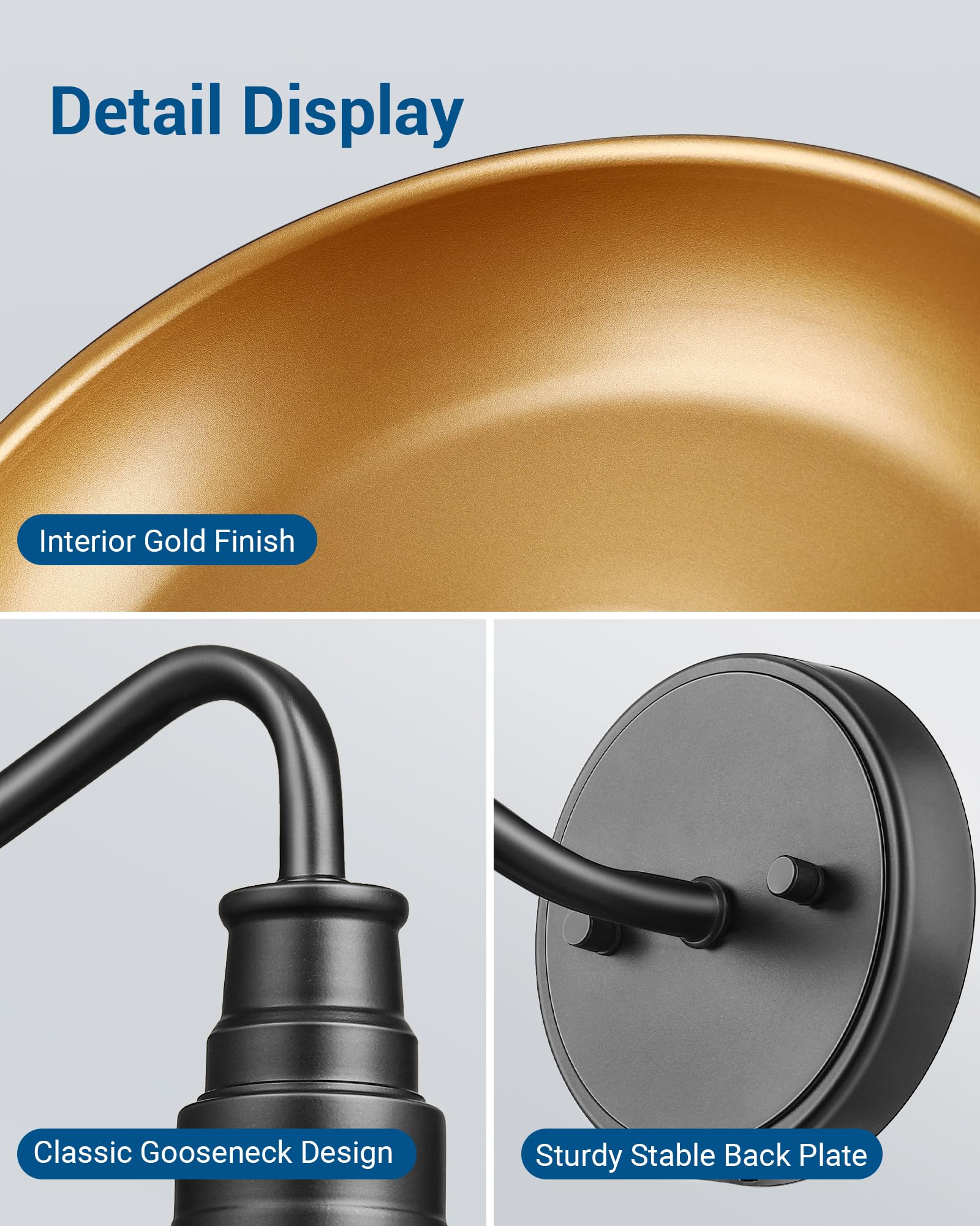 DEWENWILS E26-socket compatibility supports various bulb options for customization.