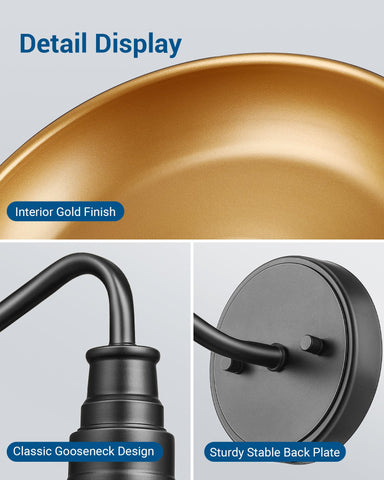 DEWENWILS E26-socket compatibility supports various bulb options for customization.