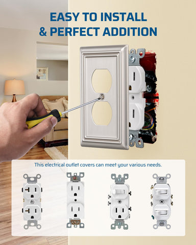 DEWENWILS installation-ready wall plate for remodels