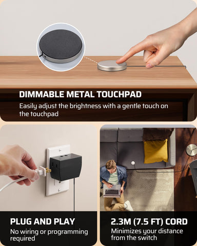 DEWENWILS ETL-listed dimmer ensures reliable safety and performance.
