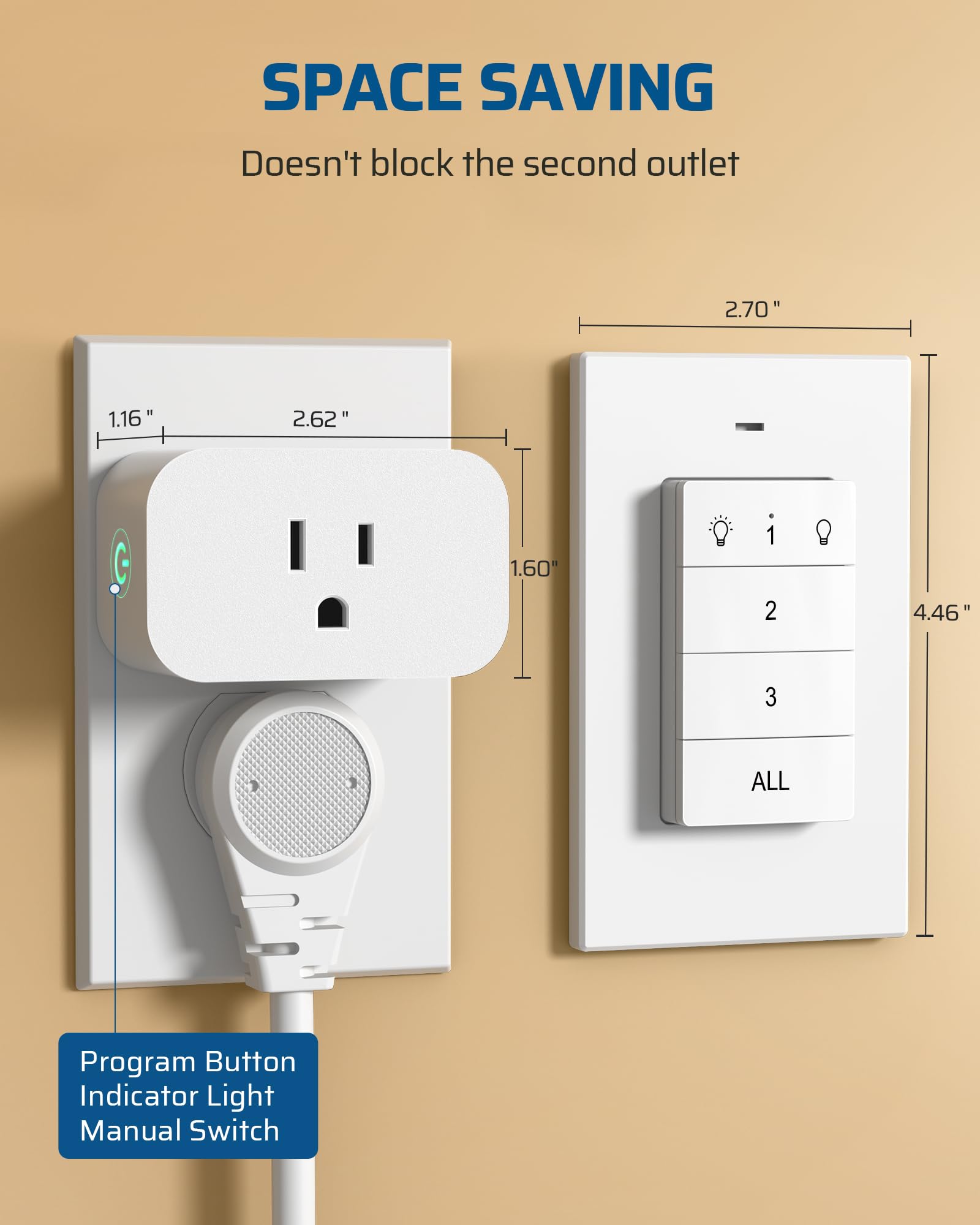 DEWENWILS expandable remote switch kit for more rooms