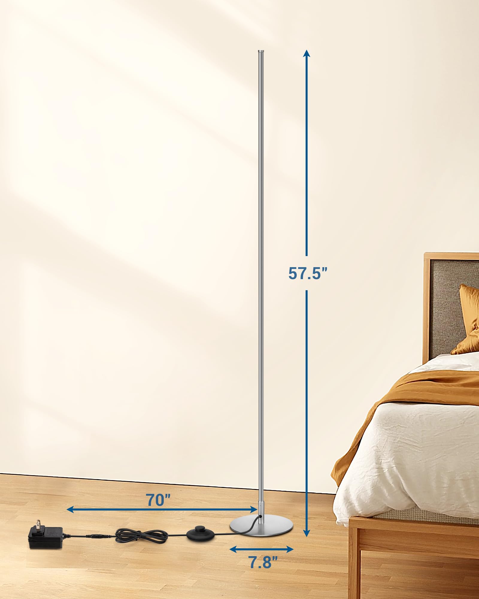 DEWENWILS ideal for bedroom reading light and relaxing evenings.