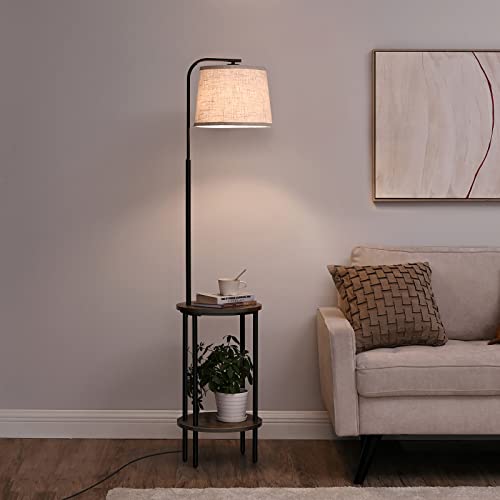 DEWENWILS wood-tone finish complements farmhouse and modern decor
