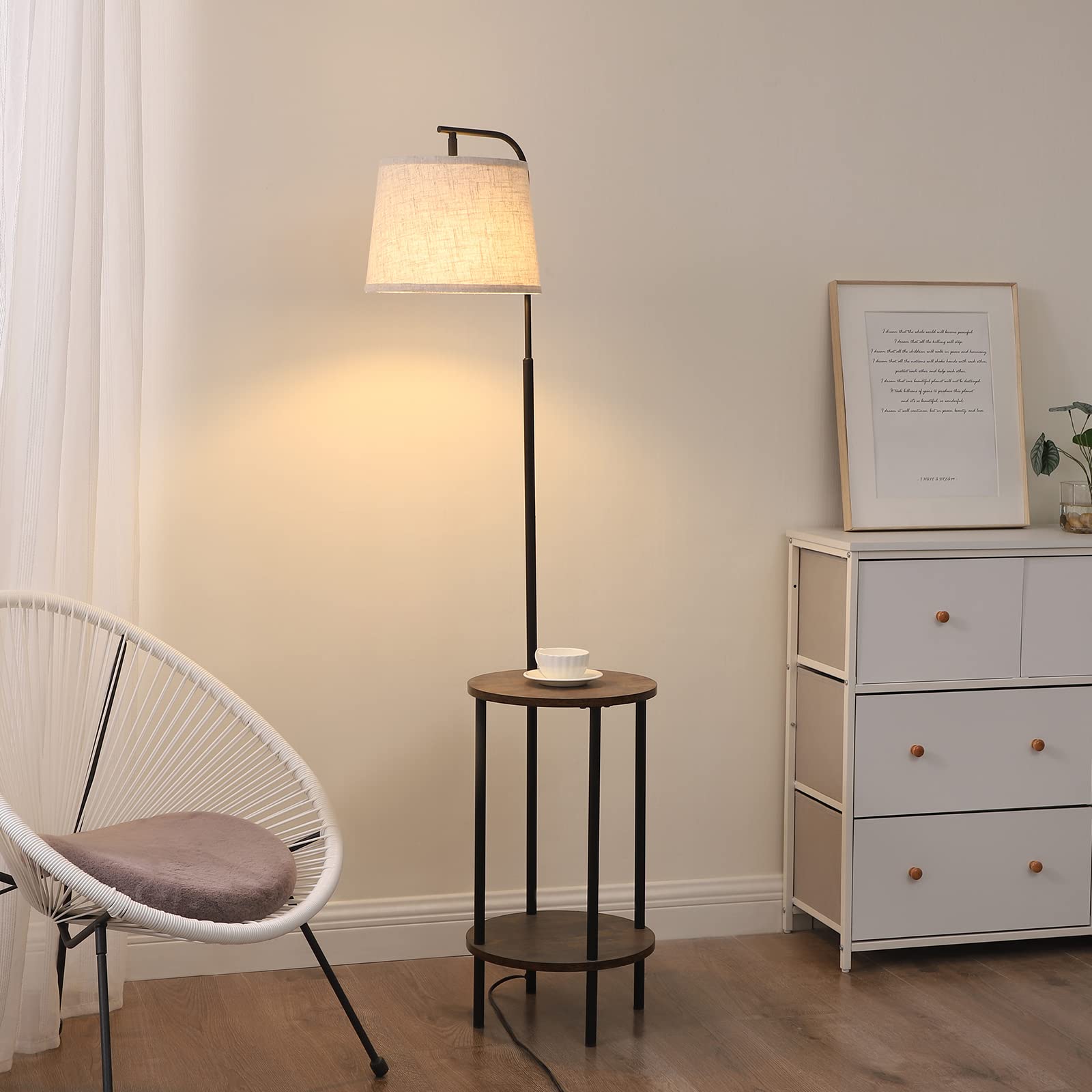 DEWENWILS ambient light enhances small rooms and cozy corners