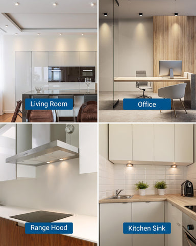 DEWENWILS dimmable lamp ideal for kitchen task lighting and mood-enhancing ambiance.