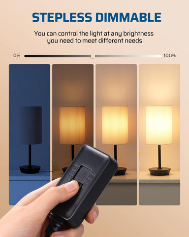 DEWENWILS dimmer supporting up to 300W incandescent lighting for flexible use