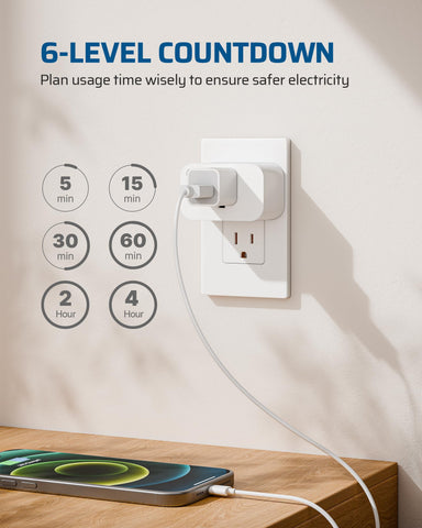 DEWENWILS timer remote works up to 100 feet through walls for flexibility.