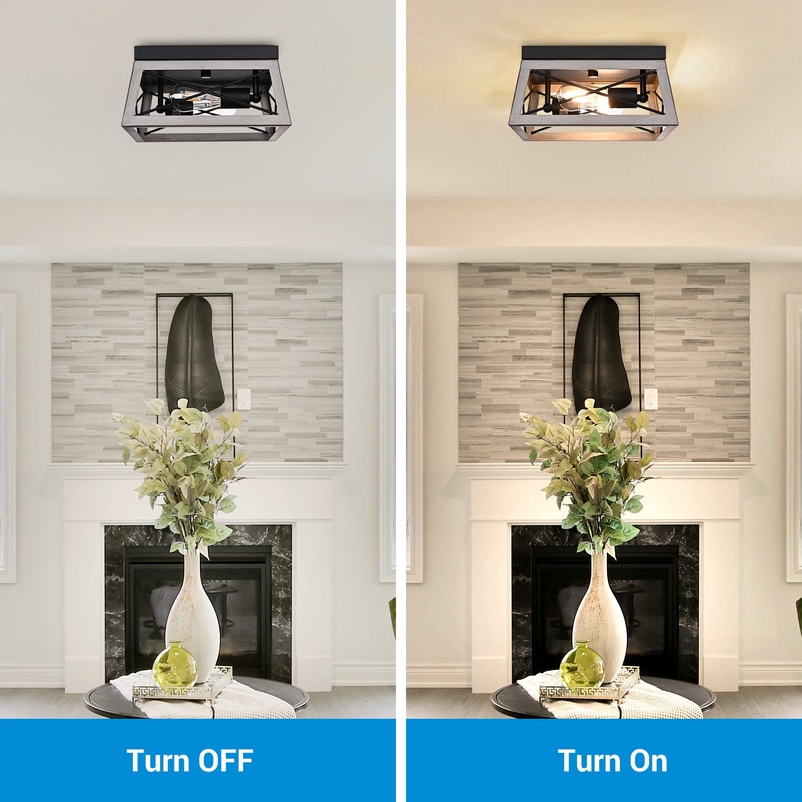 DEWENWILS open bottom design facilitates easy bulb replacement