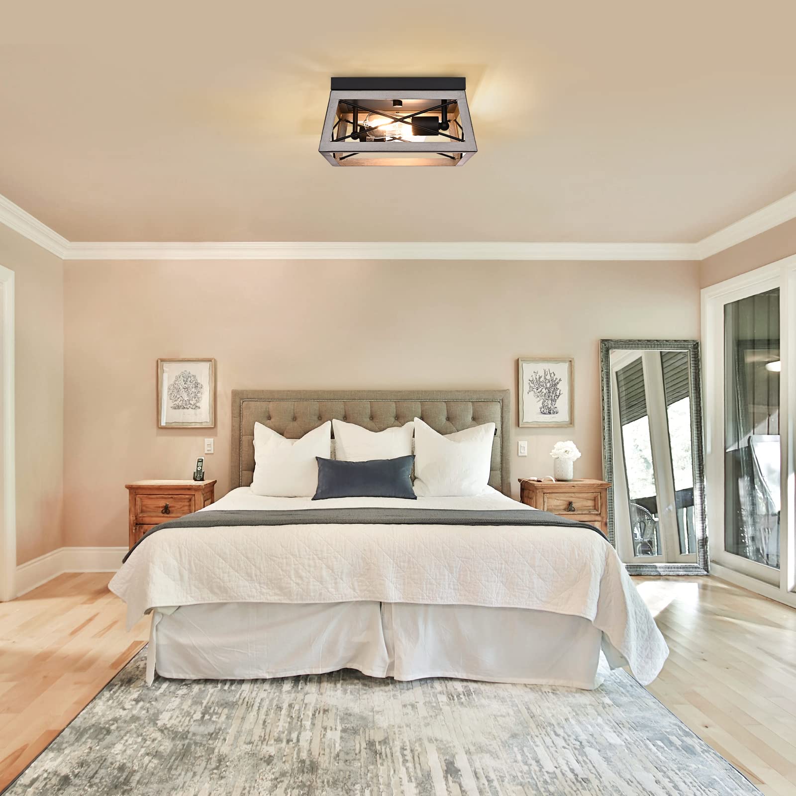 DEWENWILS rustic vintage style suited for entryways and dining spaces