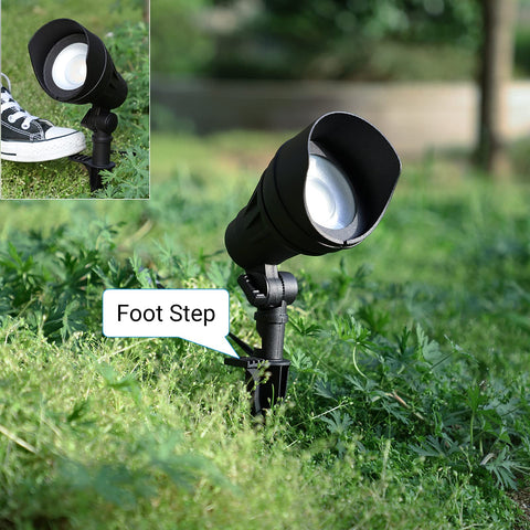 DEWENWILS driveway light improves visibility along walkways.