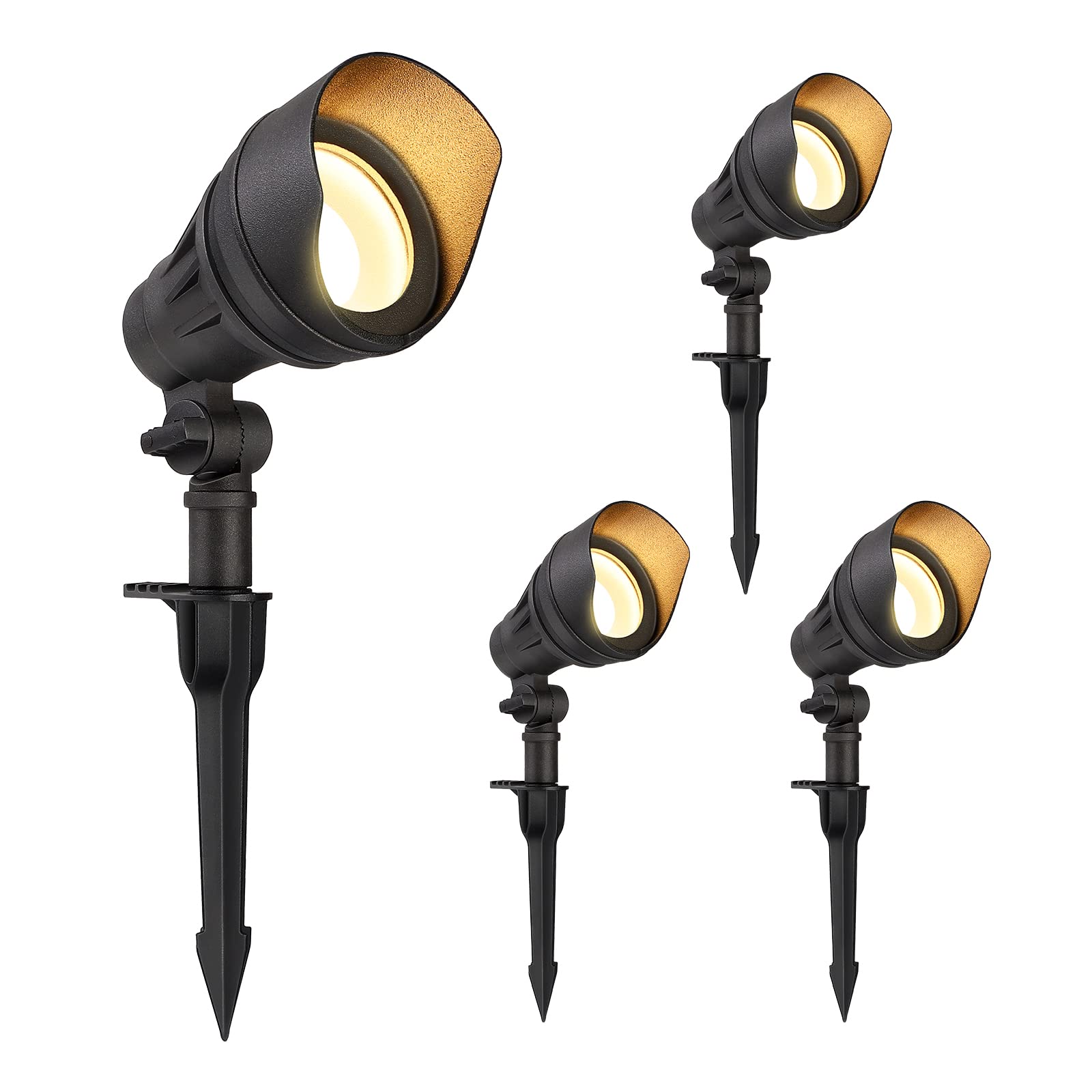 DEWENWILS landscape light for front yard illumination enhances nighttime curb appeal.