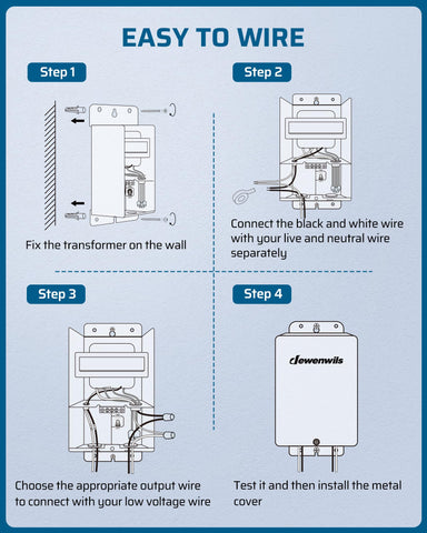 DEWENWILS multi-tap design enabling flexible circuit connections
