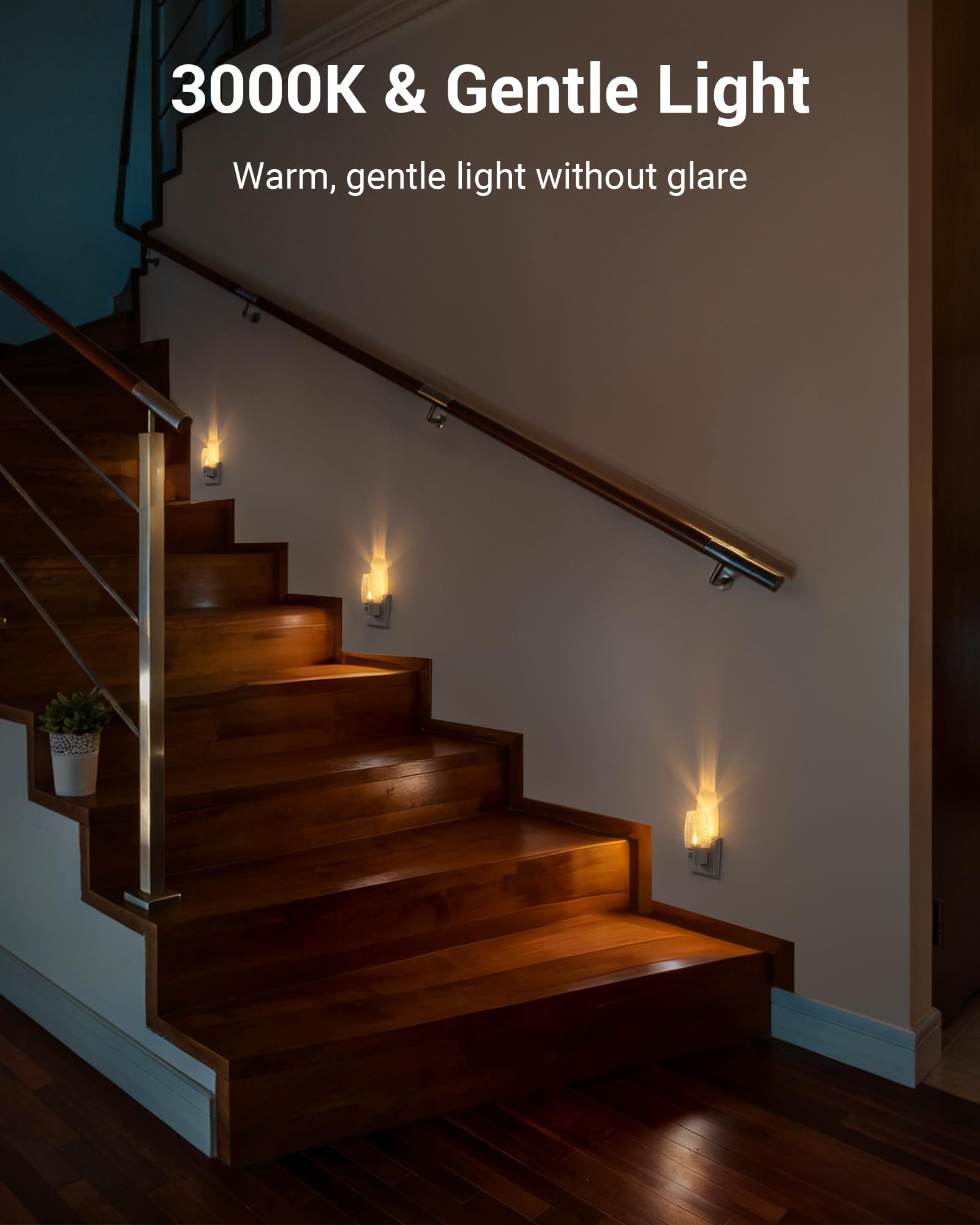 DEWENWILS night light with detachable shade for customizable brightness