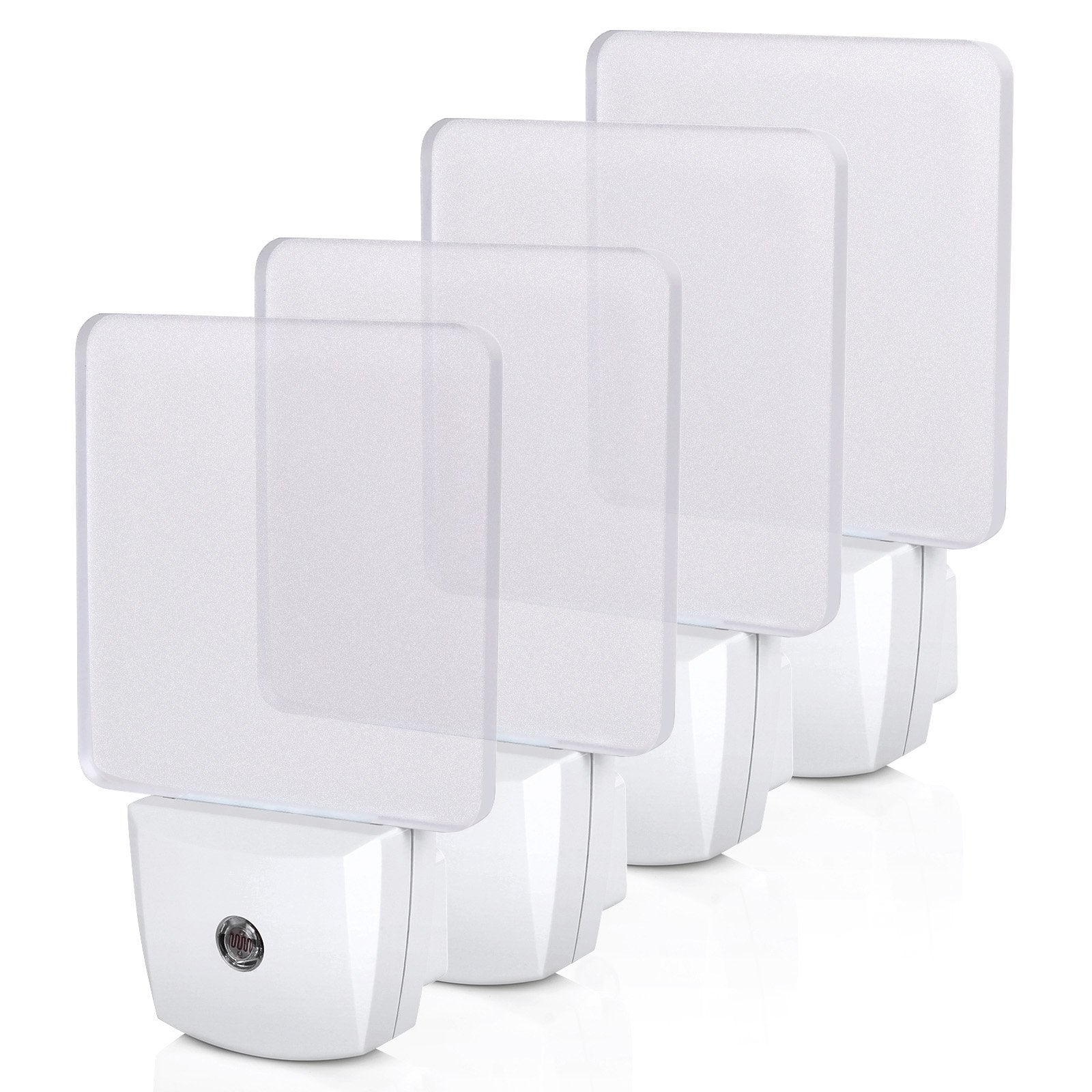 DEWENWILS night light plugged into wall provides gentle guidance at night.